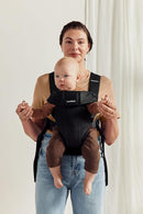 BabyBjörn Baby Carrier Mini, Black, 3D Mesh | Newborn Carrier (7-25 lbs), Ergonomic, Easy-to-Use by TinyTreasures Baby Boutique