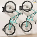 2-Pack Swivel Bike Rack Wall Mount, Bike Hangers for Garage, Space-Saving Vertical Bike Holder, Holds up to 77 lbs, Bicycle Wall Hanger Storage, No Heavy Lifting Required Indoor Hanging Bike Rack by GreenHaven Gardens