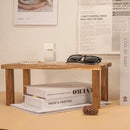 Acacia Wooden Desktop Organizer Shelf Kitchen Cabinet and Counter Riser Display Shelf for Top of Desk Home Office Bathroom Coffee Table Display Stand by CozyNest Decor