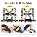 Safety Harness Leash for Kids with Autism, Special Needs and Older Children Ages 3-6 | Adjustable Walking Harness with Grab Handle and Tether | Keep Active ADHD/ASD Autistic Kids Safe by TinyTreasures Baby Boutique