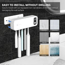 UV Toothbrush sanitiizer and Holder, Strong Saniti zer Air Drying, 200s and 400s Timed Toothbrush Case, 2200mAh Rechargeable Cordless Wall Mounted Home Toothbrush steril izer by CozyNest Decor
