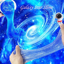 Super Galaxy Slime Kit, Blue Glitter Slime in a Variety of Shapes and Textures, Cosmic Starry Charm Includes Slime Kit Party Gifts. by TinyTreasures Baby Boutique