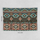 HZOHNAGO Aztec Tapestry Turquoise Blue and Brown and Native American Tribal Pattern Printed Wall Tapestry Wall Hanging for Bedroom Living Room Dorm 60" W x 40" H by CozyNest Decor