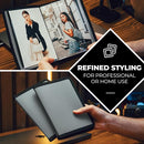 Dunwell Small Photo Album 5x7 (2-Pack), Mounting Paper, 5 x 7 Art Portfolio Binder, 24 Sleeves Display 48 Pages, Acid-Free Poly Professional Picture Book for 5x7 Artwork, Postcards by TinyTreasures Baby Boutique