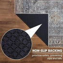 Keen Home Design 10x14 Rug - Machine Washable Area Rug with Non-Slip Backing, Ideal for Living Room, Dining Room, Bedroom - Vintage, Easy Clean, Durable, Low Pile Rug - (9'7" x 14') by CozyNest Decor