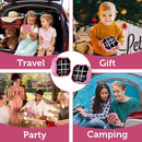 3 in 1 Electronic Tic Tac Toe Game, Handheld Digital Tic Tac Toe Bolt Game with Silent Mode, Portable Learing Toys Gift for Kids & Adults, Pink by TinyTreasures Baby Boutique
