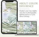 jinchan Boho 100% Cotton Blanket Muslin Lightweight Twin Size Throw Blanket Reversible for Couch Soft Cozy All Season 3-Layer Throw Coverlet Blanket for Bedroom Living Room Decor Green 60x80 Inches by CozyNest Decor
