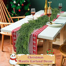 9 Ft Real Touch Christmas Garland Indoor with Pine Cone,Thick and Lush，Soft Bendable Mantle Garland Christmas, Lifelike Cedar Garland, Christmas Garland for Mantle,Indoor Christmas Decorations by CozyNest Decor