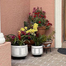 5 Pack Metal Plant Stands for Multiple Plant,Heavy Duty Flower Pot Stands for Outdoor Indoor Plants,Rustproof Iron Round Pot Shelf for Planter by GreenHaven Gardens