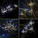 4 Pack Firework Lights, Yellow and White Patio Fairy Light Lighting Star Fireworks Sphere Fancy 120 LED DIY Dandelion Decoration Light with Remote, for Outdoor Bar Tree Wedding Party Restaurant by GreenHaven Gardens