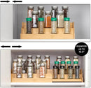 SIMPLEMADE 3-Tier Spice Rack Organizer - Versatile Storage Shelf for Kitchen, Bathroom, Bedroom & Office, Set of 1, Expandable Bamboo by CozyNest Decor
