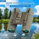 PISEZ 30X60 Compact Binoculars for Adults and Kids，Lightweight Foldable Easy Focus Small Binoculars for Bird Watching Hunting Concert Traveling Theater Opera Sightseeing by TinyTreasures Baby Boutique