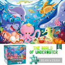 Jumbo Floor Puzzle for Kids Underwater Jigsaw Large Puzzles 48 Piece for Toddler Children Learning Preschool Educational Intellectual Development Toys 3-5 4-8 Years Old Gift for Boys and Girls by TinyTreasures Baby Boutique