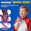 Vvinca Spider Walkie Talkies for Kids Toys Ages 3 4 5 6 7 8 9 10 Boys Girls 3 Pack Superhero Toys Lanyard Long Range Clear Sound Outdoor Game Camping Gear Spy Gadgets & Easter Christmas Birthday Gifts by TinyTreasures Baby Boutique