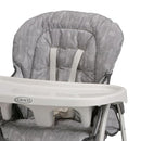 Graco Slim Snacker High Chair, Ultra Slim, Fast-Folding, Multiple Recline Positions, Comfortable Feeding, Whisk by TinyTreasures Baby Boutique