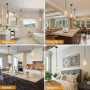 Alabaster Pendant Light Kitchen Island, H-9.5in Black Pendant Light Fixtures with Natural Marble Shade, Adjustable Ceiling Pendant for Dining Room, Living Room, Bedroom & Bathroom by CozyNest Decor