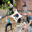 OnBros Kids Bike Helmet - Bike Helmets for 5-14 Boys or Girls with Visor, Children Bicycle Helmet for Skateboard Mountain Scooter Road Cycling, Lightweight and Adjustable 50-57CM by TinyTreasures Baby Boutique