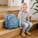 Wildkin 12-inch Kids Backpack – Padded, Adjustable, Ideal for Daycare & Travel - Trains, Planes, and Trucks by TinyTreasures Baby Boutique