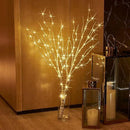Birchlitland Lighted Birch Branches 32IN 100 LED with Timer Battery Operated, Artificial Tree Branch with Warm,Willow Branch Lights for Home Bedroom Fireplace Christmas Holiday Decoration by CozyNest Decor