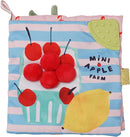 Manhattan Toy Mini-Apple Farm Soft Activity Crinkle Book for Baby & Toddler with Discovery Mirror and Textured Teether Multicolor by TinyTreasures Baby Boutique