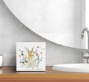 SRADMO Bunny Sign, Cute Bunny's Wood Box Sign Desk Decor, Easter Bunny Gifts for Kids, Easter Theme Wooden Block Box Sign Decoration for Home Office Shelf Table Decor by CozyNest Decor