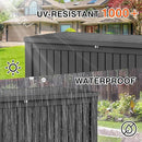 150 Gallon Outdoor Storage Cabinet, Large Outdoor Storage Box for Patio Furniture Covers, Cushion Pillows, Waterproof Deck Box with Lockable Lid for Garden Tools, Pool Accessories, Black by CozyNest Decor
