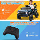 ENYOPRO Licensed Ford Bronco Raptor Electric Ride On Jeep for Kids, 12V Remote Control Ride On Car for Toddlers, Electric Vehicle w/Shock Absorbers, Soft Start, Bluetooth, LED Lights, 2 Speed (Blue) by TinyTreasures Baby Boutique