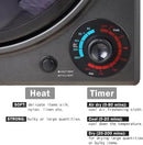 CTT 3.5 cu.ft Portable Dryer for Apartments,1500W Compact Dryer with 4 Drying Modes,120V Electric Dryers for Laundry, Apartments, RVs, Dorms, Black by CozyNest Decor