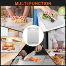 Cutting Boards for Kitchen, Cutting Board, Foodgrade Stainless Steel Cutting Board for Meat,Fruit, Vegetables, Outdoor or Indoor, M 13.4“ * 9” by CozyNest Decor