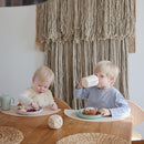 mushie Trainer Sippy Cup | Made in Denmark | Leak Resistant Twist-Off Lid & Handles | Plastic |6 Months + (Ivory) by TinyTreasures Baby Boutique