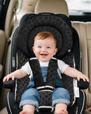 Infant Car Seat Insert with Removable Cushion for Baby Preemie Newborn Infant, Reversible carseat Insert Head Body Support Fits for Stroller, Baby Swing, Rocker, Bouncer, Bassinet - Black by TinyTreasures Baby Boutique