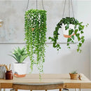 GARDIFE Hanging Planter, 8 inch Hanging planters for Indoor. Outdoor Plants, Self Watering Plant Pot, 2 Pack Large self Watering Hanging Planter (8-White, 8 inch) by CozyNest Decor