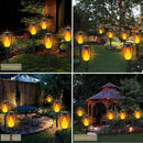 8 Pack Solar Tiki Torches, Flickering Flame Garden Decor, Waterproof LED Torches for Outside Patio Yard (Yellow) by GreenHaven Gardens