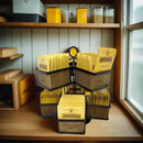 Tea Bag Organizer Coffee Holder Storage Spinning Carousel Basket Black Adjustable Tea Caddy For Kitchen Counter, Countertop, Cabinet by CozyNest Decor