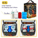 Breastmilk Cooler Bag with Ice Pack Fits 4 Baby Bottles Up To 9 Ounce Insulated cooler Bag Breast Milk Cooler on the Go with Strap Baby Bottle Cooler Bag for Nursing Mom Daycare or Travel by TinyTreasures Baby Boutique