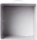 Amazon Basics Cube Organizer Storage Bins Handles, Collapsible Fabric, Pack of 6, 13"x13"x13", White by CozyNest Decor