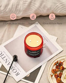 M&SENSE Juicy Watermelon Scented Candle - 11.6oz Clean Non Toxic Natural Soy Wax 70-Hour Burn Long Lasting Candle, 2-Wick Fruit Scent for Home Decor & Housewarming Gifts - Fragrance for Women & Men by CozyNest Decor