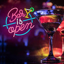 Bar Open Neon Sign for Wall Decor Open Beer Bar LED Light up Signs with Dimmer for Pub Party Man Cave Room Art Decor Gift by CozyNest Decor