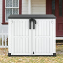 NUNU LAB Outdoor Storage Cabinet 36 Cu.Ft Garden Storage Shed Waterproof Lockable for Garden Hoses, Generator, and Lawn Mower by GreenHaven Gardens