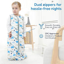 TotAha Toddler Sleep Sack 1.0 TOG for 2T-3T-4T, Premium Soft Wearable Blanket Baby Sleeping Bag with 2-way Safe Zipper for Girl Boy by TinyTreasures Baby Boutique