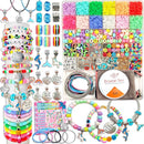 leitait Girls Toys Bracelet Making Kit -3400pcs Charm Jewelry Making Kit Supplies,Unicorn/Mermaid Crafts Birthday Christmas Gifts for Girls Ages 5 6 7 8 9 10 11 12 Years Old by TinyTreasures Baby Boutique
