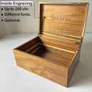 Floral Keepsake Boxes for Women - Butterfly Box Keepsake for Girls, Personalized Gifts for Teen Girls or Daughters, Flower Gift Box, Engraved Name Custom Wood Chest Memento Storage, 11x8x4,75 in by TinyTreasures Baby Boutique