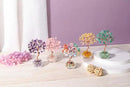 Jovivi Small 7 Chakra Crystals Tree, Natural Crystal Healing Stones Tree Glass Bowl Base Gemstone Money Trees Feng Shui Good Luck Home Desk Decor by GreenHaven Gardens