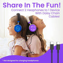 Puro Sound Labs JuniorJam Plus Volume-Limiting Wireless Bluetooth Headphones for Kids, Secure Audio with Adjustable On-Ear Design, 22-Hour Battery, Ideal for Tablets, Smartphones & PCs - Purple by TinyTreasures Baby Boutique