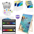 LEYEMO Acrylic Art Set, Paint Set, Painting Kit, Acrylic Paint Sets for Kids, Canvas Set with 18 Acrylic Paints, 8 Painting Brushes, Art Supplies for Kids, Adults, Beginners by TinyTreasures Baby Boutique