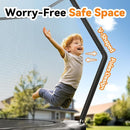 BCAN 8FT 10FT 12FT 14FT 15FT 16FT Recreational Trampoline with Enclosure for Kids Adults, ASTM Approved, Outdoor Trampolines with Ladder for Kids by TinyTreasures Baby Boutique