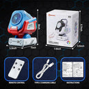 2025 Upgraded Bubble Machine with Remote Control, Automatic Rotation & RGB Lights, 1800mAh Rechargeable Battery, Type-C Charge, Bubble Maker for Kids, Weddings, Birthday Parties, Outdoor Activities by TinyTreasures Baby Boutique