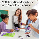 Sillbird Solar Building Robot Kit STEM Gift for Boys Aged 8-12, DIY 15-in-1 Science Educational Toys for Kids Birthday, Solar or Battery Powered Robotic Set with 212 Pieces by TinyTreasures Baby Boutique