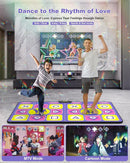 Flannel Dance Mat for TV with Camera, Non-Slip Exercise Dance Pad with Yoga Mode for Kids & Adults, Family-Friendly Electronic Game Mat Toy Gifts for Girls & Boys (Purple) by TinyTreasures Baby Boutique