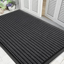 Yimobra Front Door Mat Outdoor Indoor Entrance, 100% Waterproof All-Season All Weather Doormat, Welcome Matt Outside Entry, Non Slip, Low Profile, Heavy Duty Patio Porch Floor Mats,47 x 32,Grey by CozyNest Decor